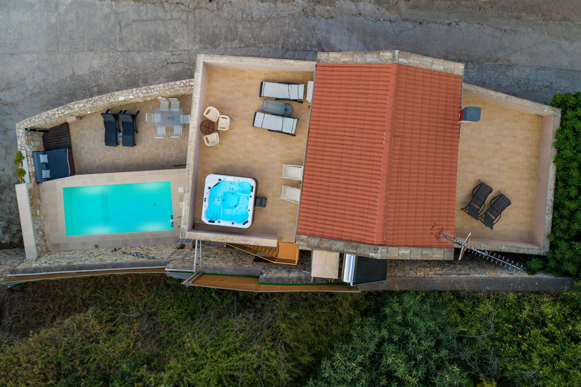 Olga'S Filoxenia - Villa Aladanos-Private Pool And Heated Jacuzzi Makhairoí Eksteriør bilde