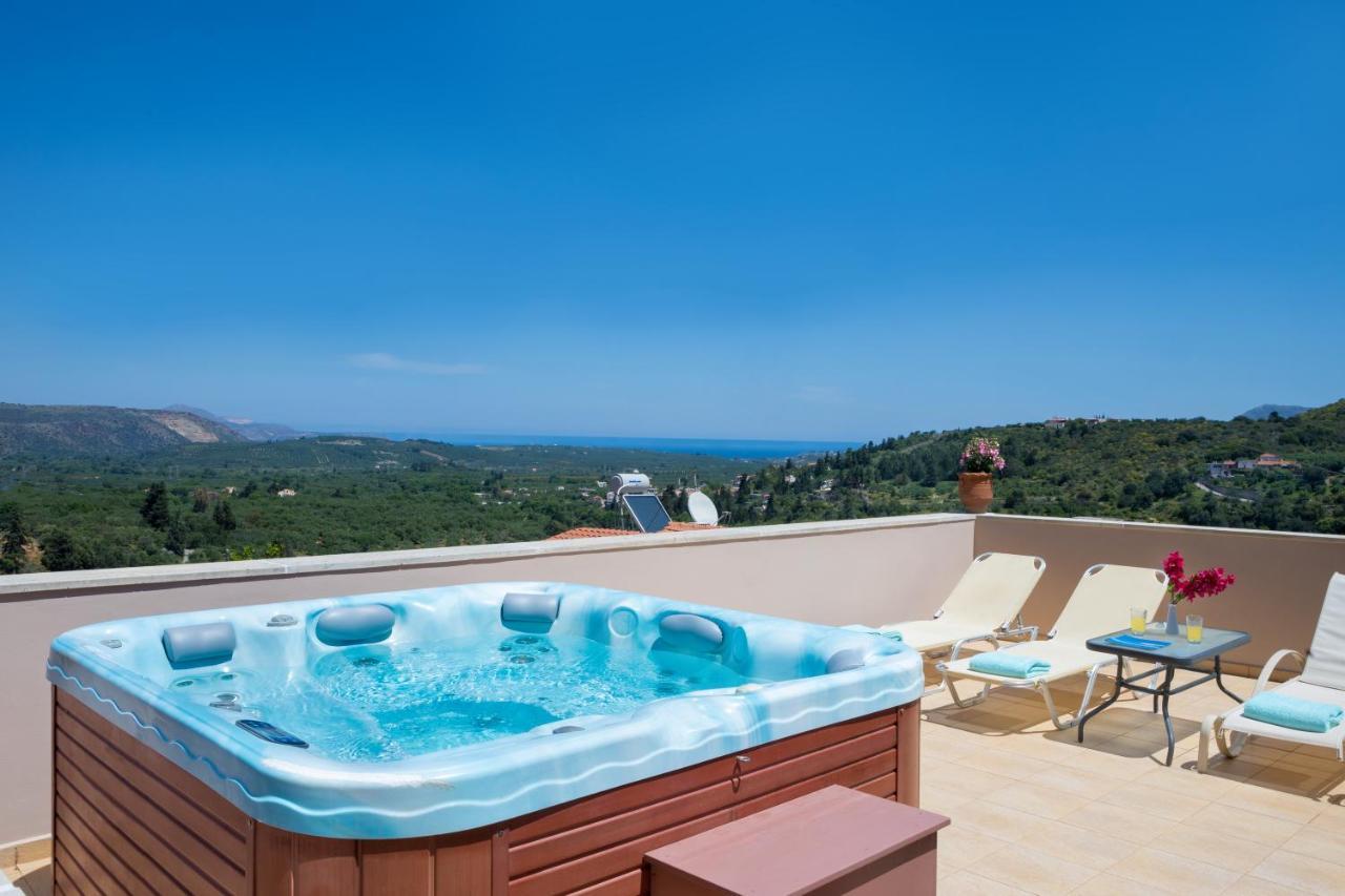 Olga'S Filoxenia - Villa Aladanos-Private Pool And Heated Jacuzzi Makhairoí Eksteriør bilde
